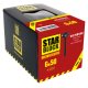 Vis penture acier traité noir anticorrosion - 6x50 - boîte de 200 STARBLOCK