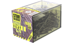 Vis terrasse Inox A2 - 5x70 - simple filet - boîte de 200 STARBLOCK