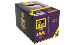 Vis Inox A2 - 4,5x50 - boîte de 200 STARBLOCK