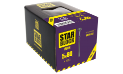 Vis Inox A2 - 5x80 - boîte de 100 STARBLOCK