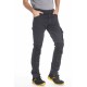 Pantalon de travail stretch avec emplacement genouillères JOBPROC gris T.38