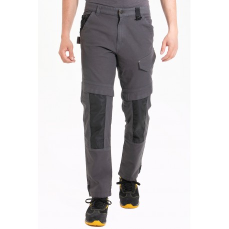 Pantalon coupe charpentier avec ouverture pour insertion de genouillères HARDY T.40