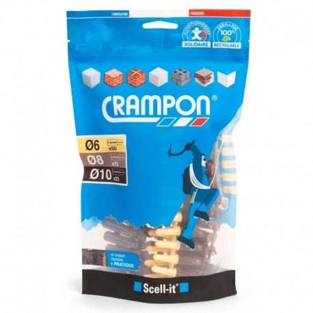 ASSORTIMENT CRAMPON EN GRAPPE D6 D8 D10