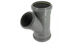 Culotte 45° CR8 Ø160/125 FF JF Gris
