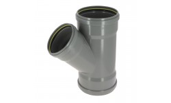 Culotte 45° CR8 Ø200/160 FF JF Gris