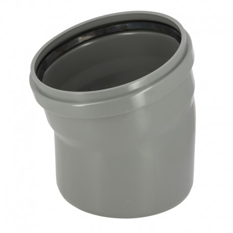 Coude 15° cr4 ø315 mf js gris