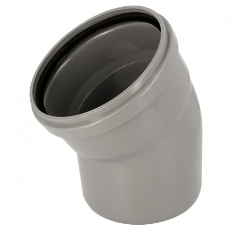 Coude 30° cr4 ø200 mf js gris