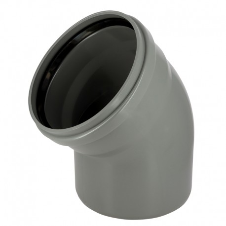 Coude 45° cr4 ø315 mf js gris
