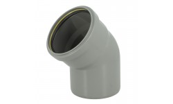Coude 45° cr4 ø125 mf jf gris