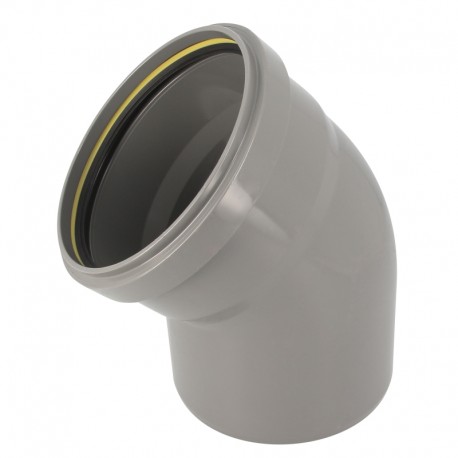 Coude 45° cr4 ø160 mf jf gris