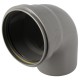 Coude 87°30 cr4 ø125 mf js gris