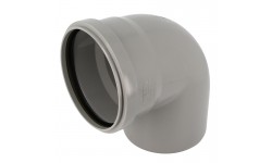 Coude 87°30 cr4 ø160 mf js gris