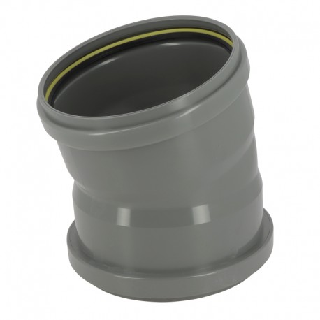 Coude 15° cr4 ø200 ff jf gris
