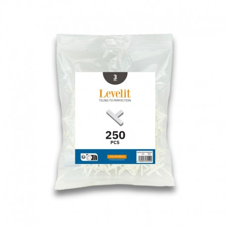 CROISILLONS CLASSIQUES EN T - 3 MM - 250 PCS