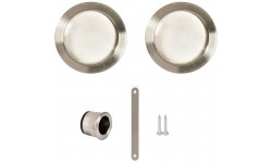 Kit poignées cuvettes pour portes coulissantes