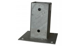Support poteau sur platine à visser 91 x 91