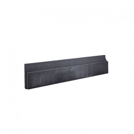 BORDURE AMINCIE 100X20X6CM NOIRE
