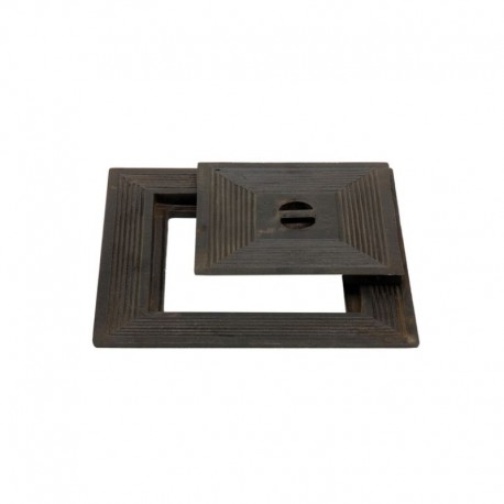 COUVERCLE FONTE SIMPLE 50X50CM